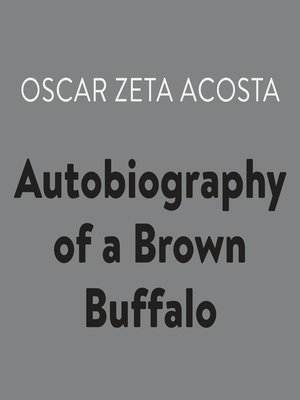 cover image of Autobiography of a Brown Buffalo